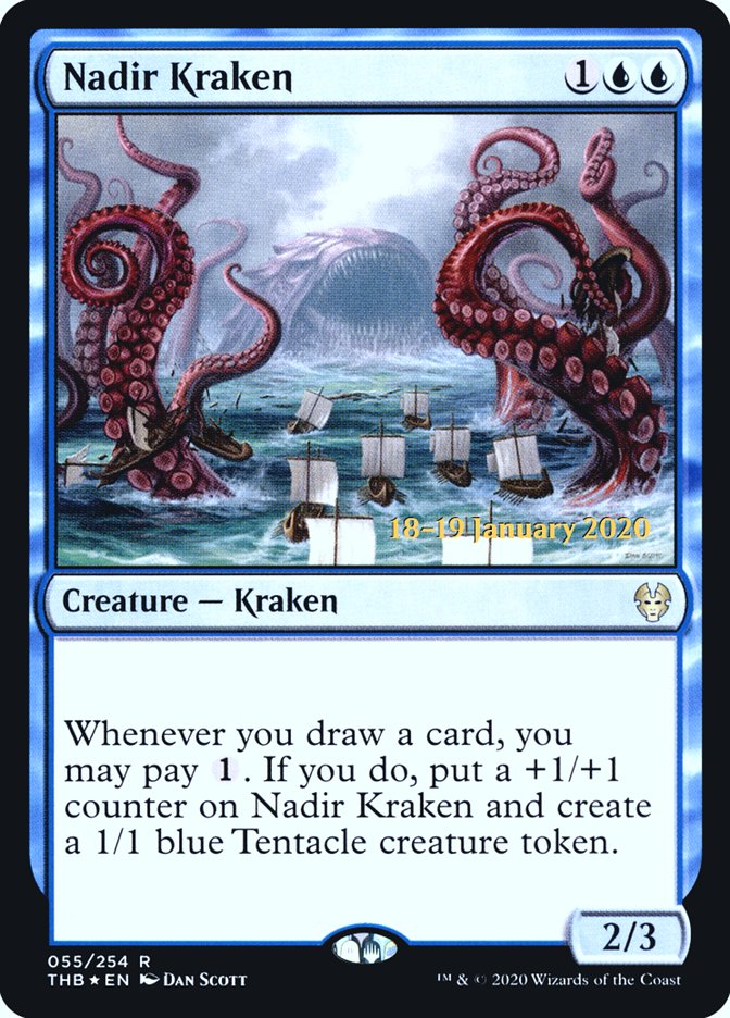 Nadir Kraken [Theros Beyond Death Prerelease Promos] | Chromatic Games