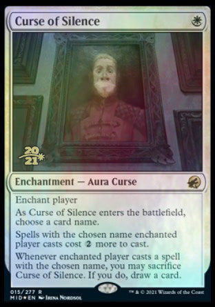 Curse of Silence [Innistrad: Midnight Hunt Prerelease Promos] | Chromatic Games