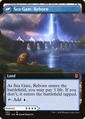 Sea Gate Restoration // Sea Gate, Reborn (Extended Art) [Zendikar Rising] | Chromatic Games