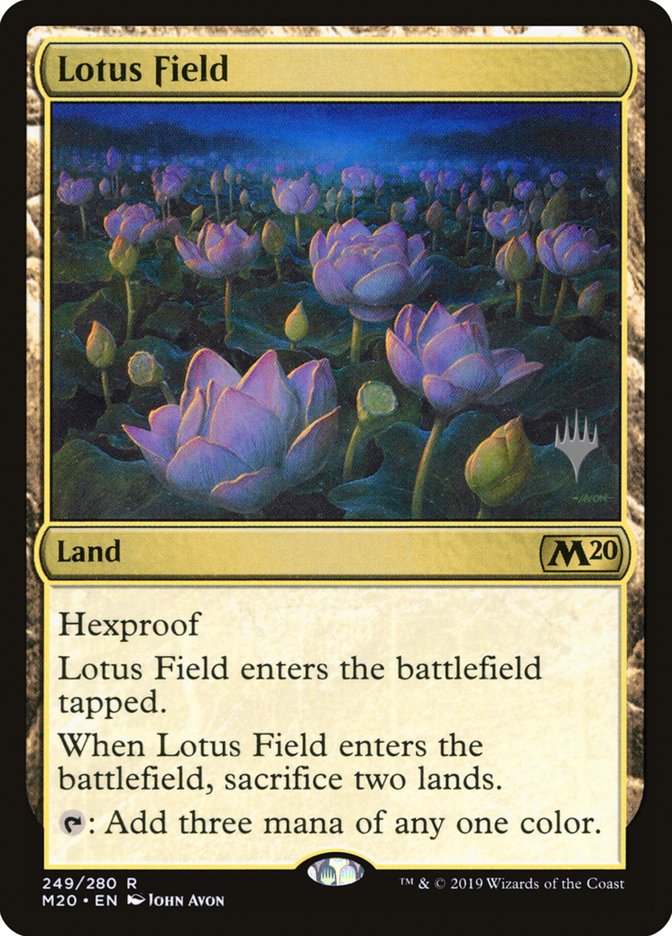 Lotus Field (Promo Pack) [Core Set 2020 Promos] | Chromatic Games