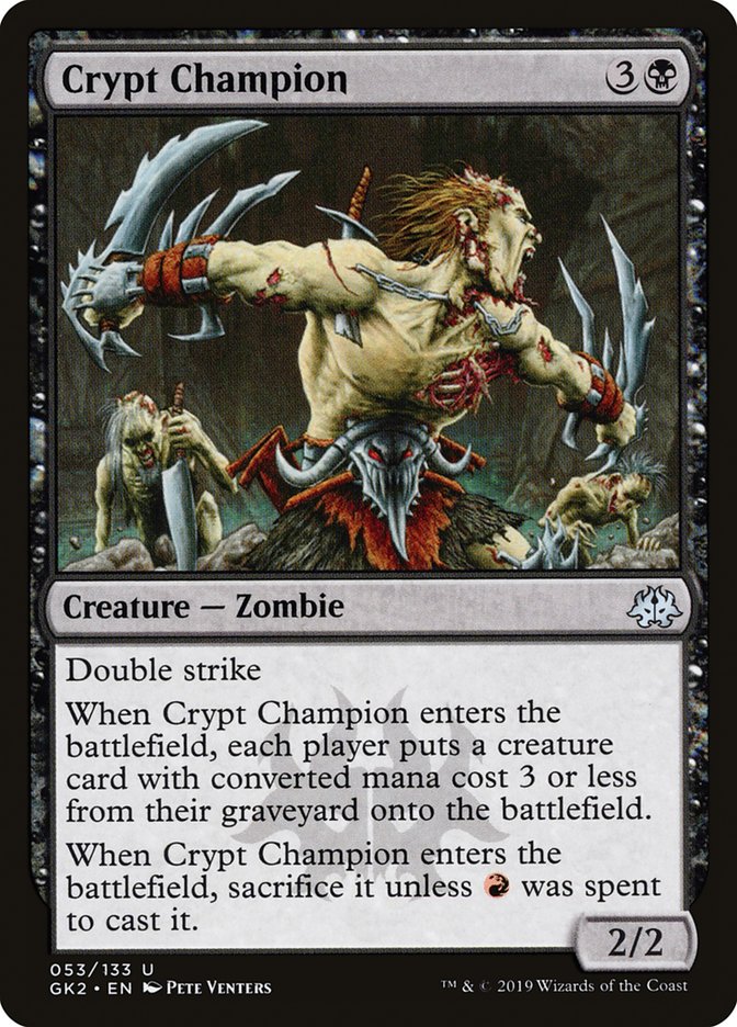 Crypt Champion [Ravnica Allegiance Guild Kit] | Chromatic Games