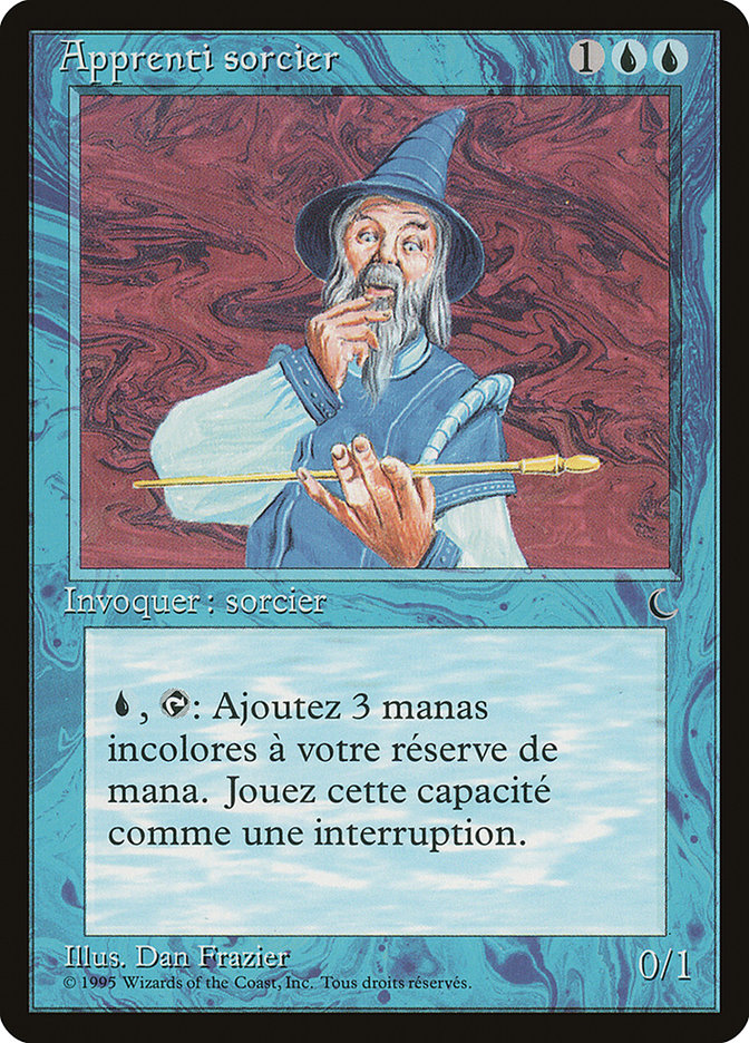 Apprentice Wizard (French) - "Apprenti sorcier" [Renaissance] | Chromatic Games