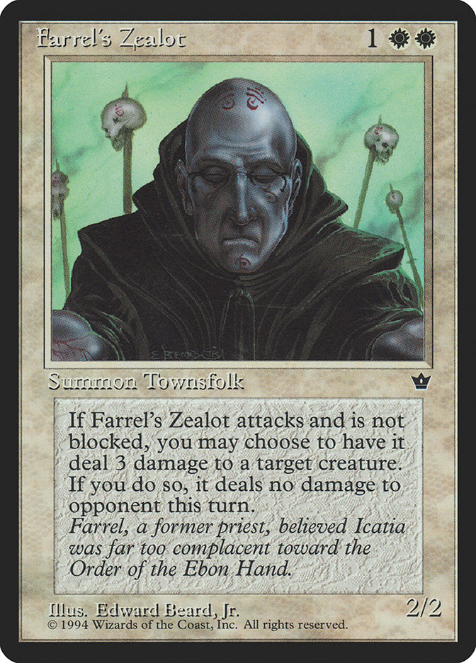 Farrel's Zealot (Edward P. Beard, Jr.) [Fallen Empires] | Chromatic Games