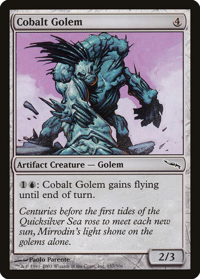 Cobalt Golem [Mirrodin] | Chromatic Games