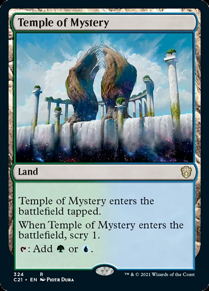 Temple of Mystery [Commander 2021] | Chromatic Games