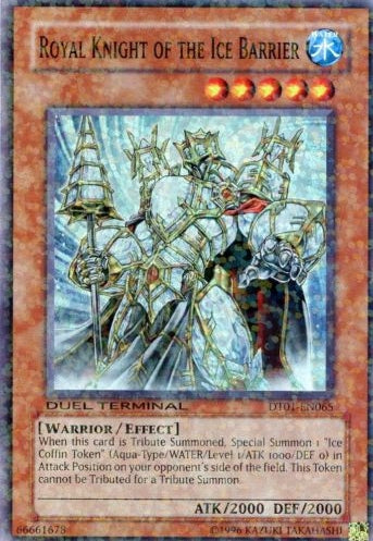 Royal Knight of the Ice Barrier [DT01-EN065] Super Rare | Chromatic Games