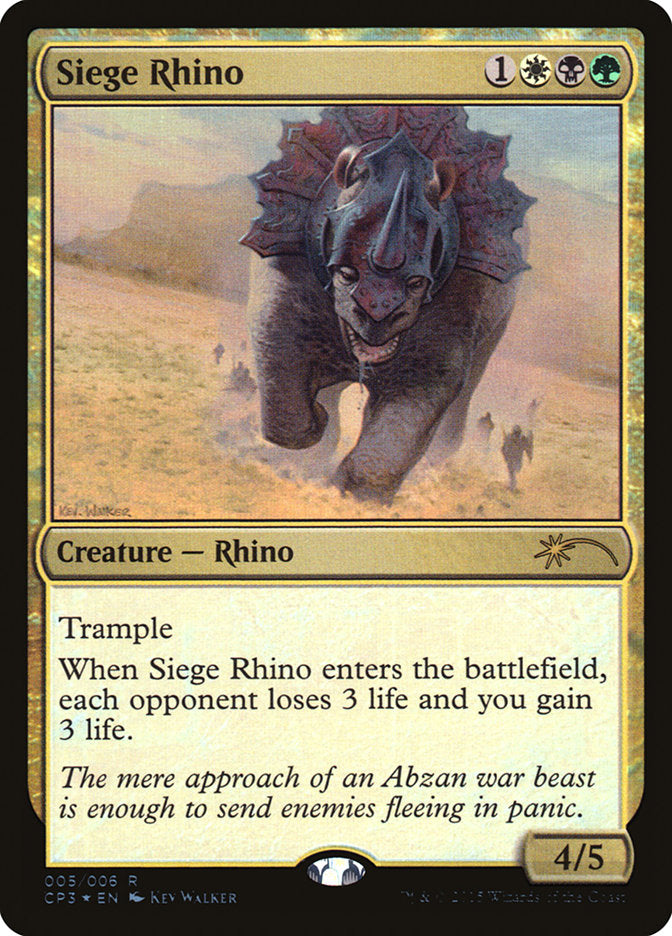 Siege Rhino [Magic Origins Clash Pack] | Chromatic Games