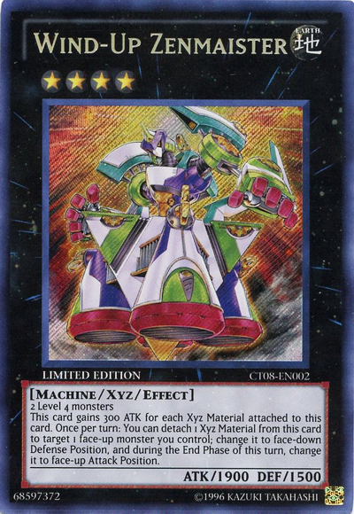 Wind-Up Zenmaister [CT08-EN002] Secret Rare | Chromatic Games