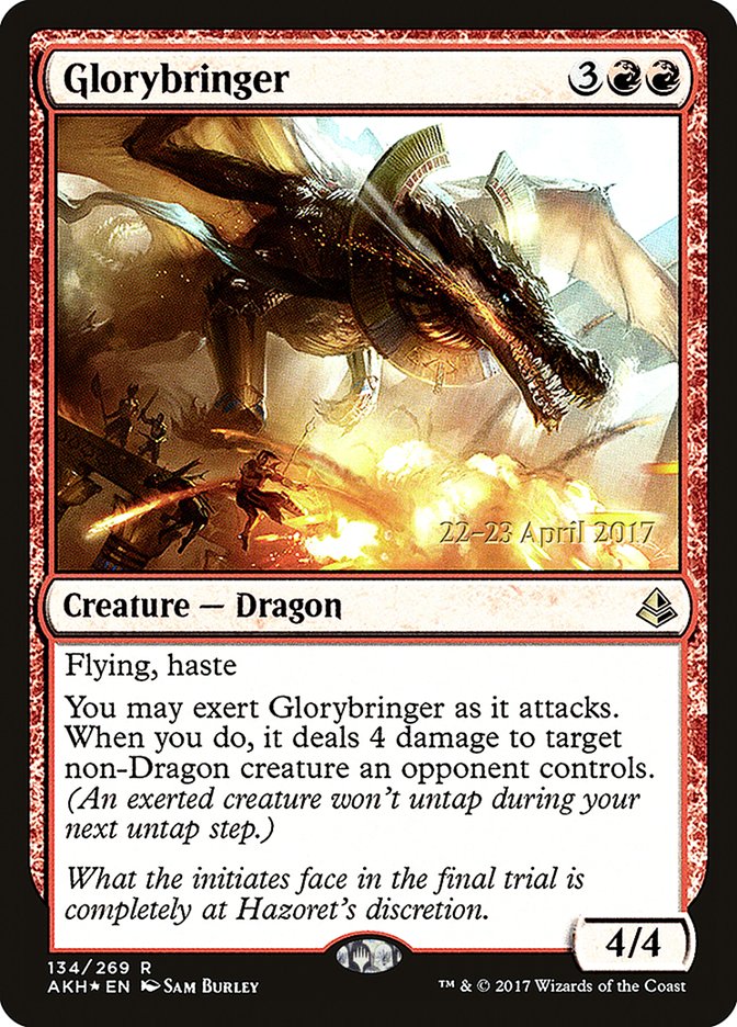 Glorybringer [Amonkhet Prerelease Promos] | Chromatic Games