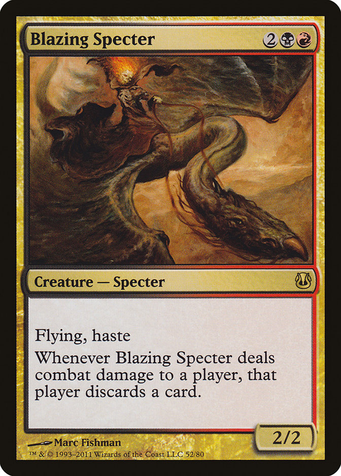 Blazing Specter [Duel Decks: Ajani vs. Nicol Bolas] | Chromatic Games