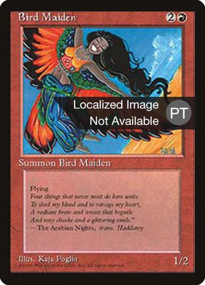 Bird Maiden [Fourth Edition (Foreign Black Border)] | Chromatic Games