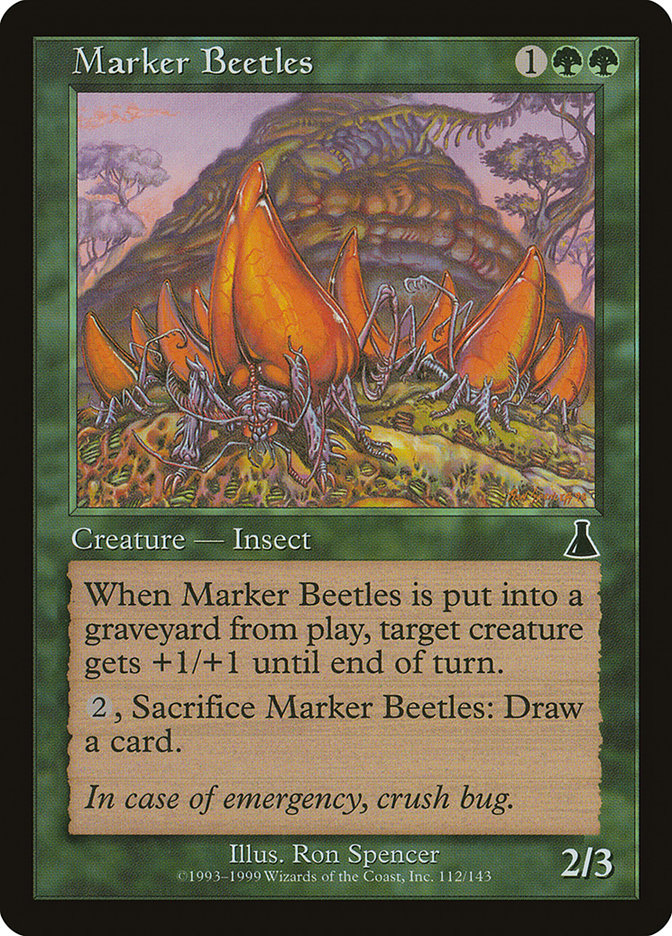 Marker Beetles [Urza's Destiny] | Chromatic Games