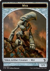 Myr (023) // Thopter (025) Double-Sided Token [Commander 2018 Tokens] | Chromatic Games