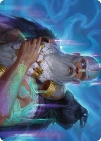 Alrund, God of the Cosmos Art Card [Kaldheim Art Series] | Chromatic Games