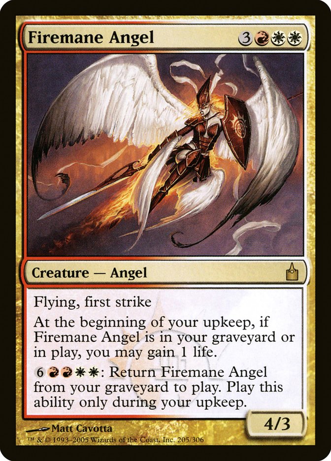 Firemane Angel [Ravnica: City of Guilds] | Chromatic Games