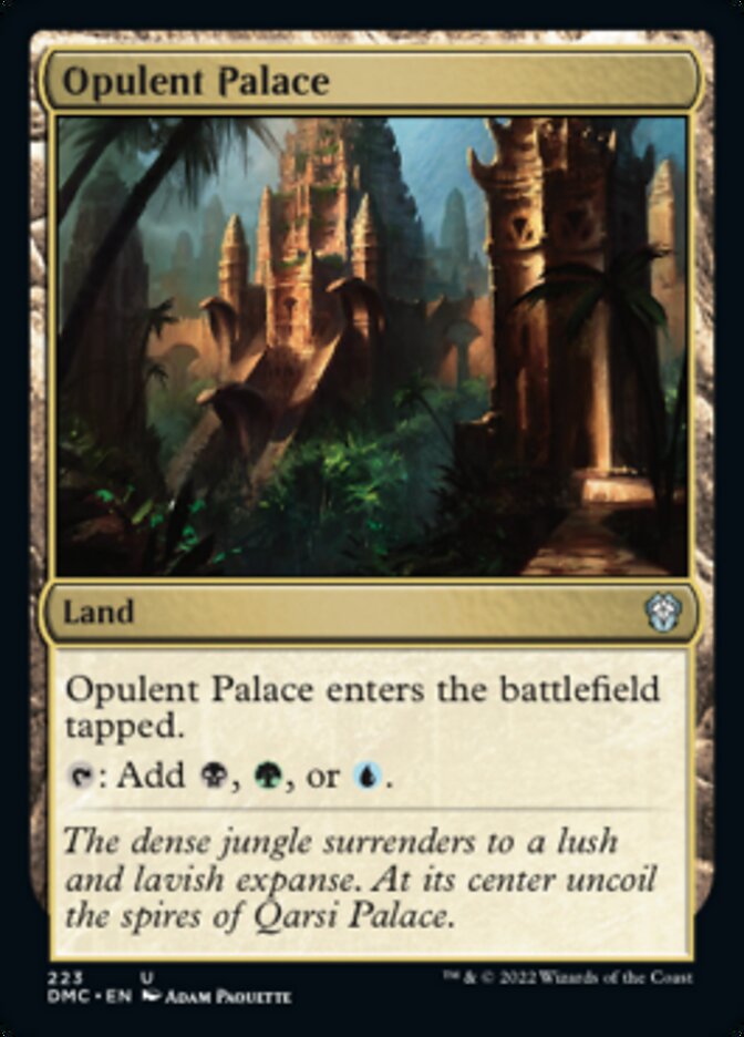 Opulent Palace [Dominaria United Commander] | Chromatic Games