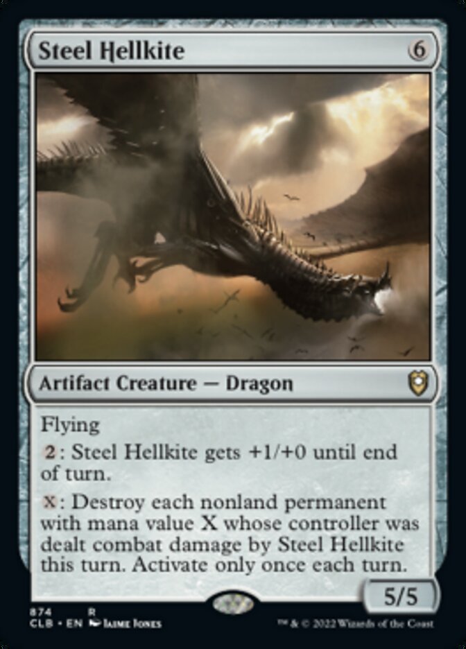 Steel Hellkite [Commander Legends: Battle for Baldur's Gate] | Chromatic Games