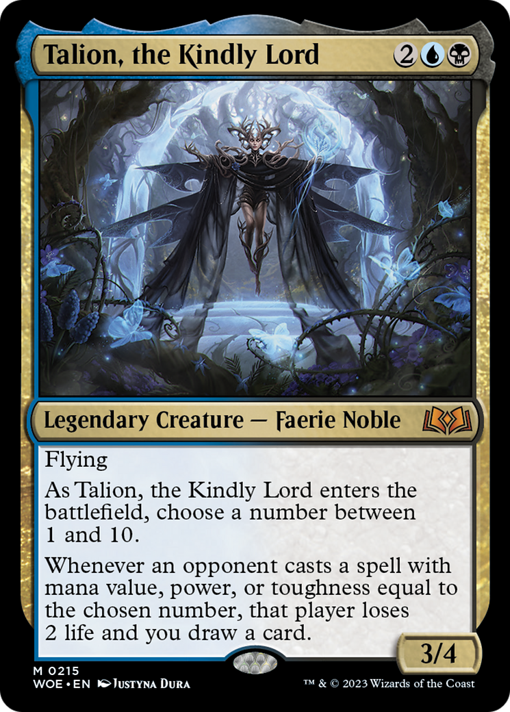 Talion, the Kindly Lord [Wilds of Eldraine] | Chromatic Games