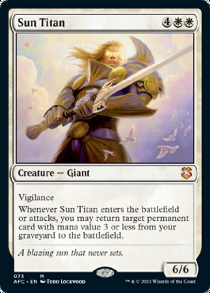 Sun Titan [Dungeons & Dragons: Adventures in the Forgotten Realms Commander] | Chromatic Games