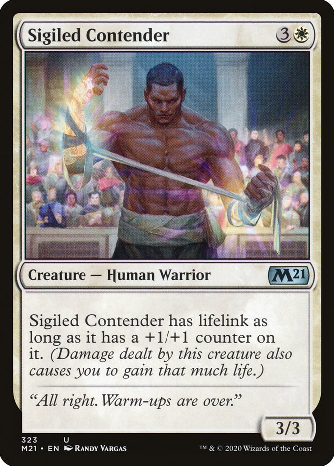 Sigiled Contender [Core Set 2021] | Chromatic Games