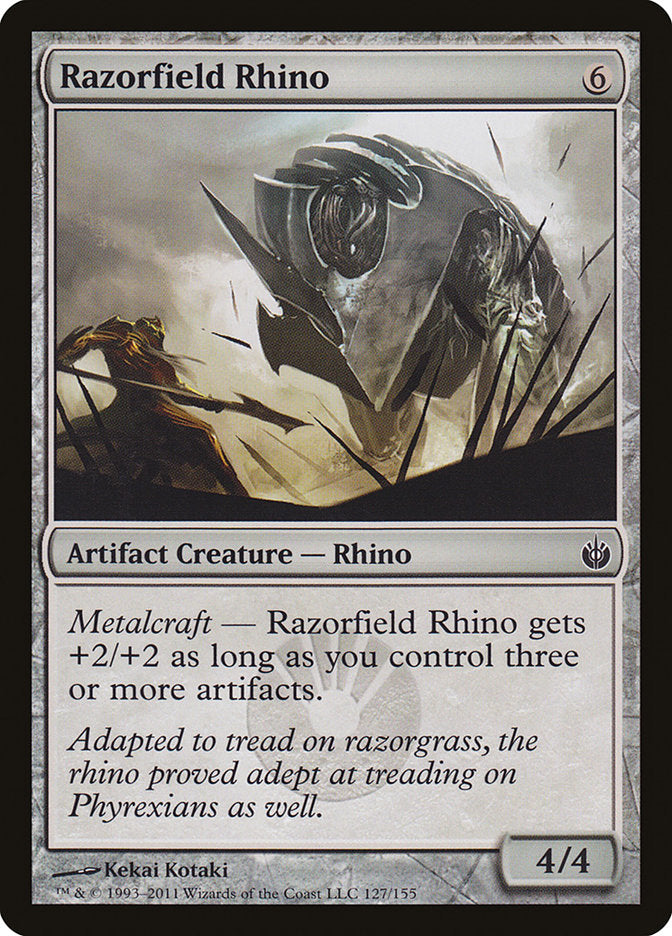 Razorfield Rhino [Mirrodin Besieged] | Chromatic Games