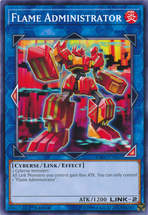 Flame Administrator [EXFO-EN041] Common | Chromatic Games