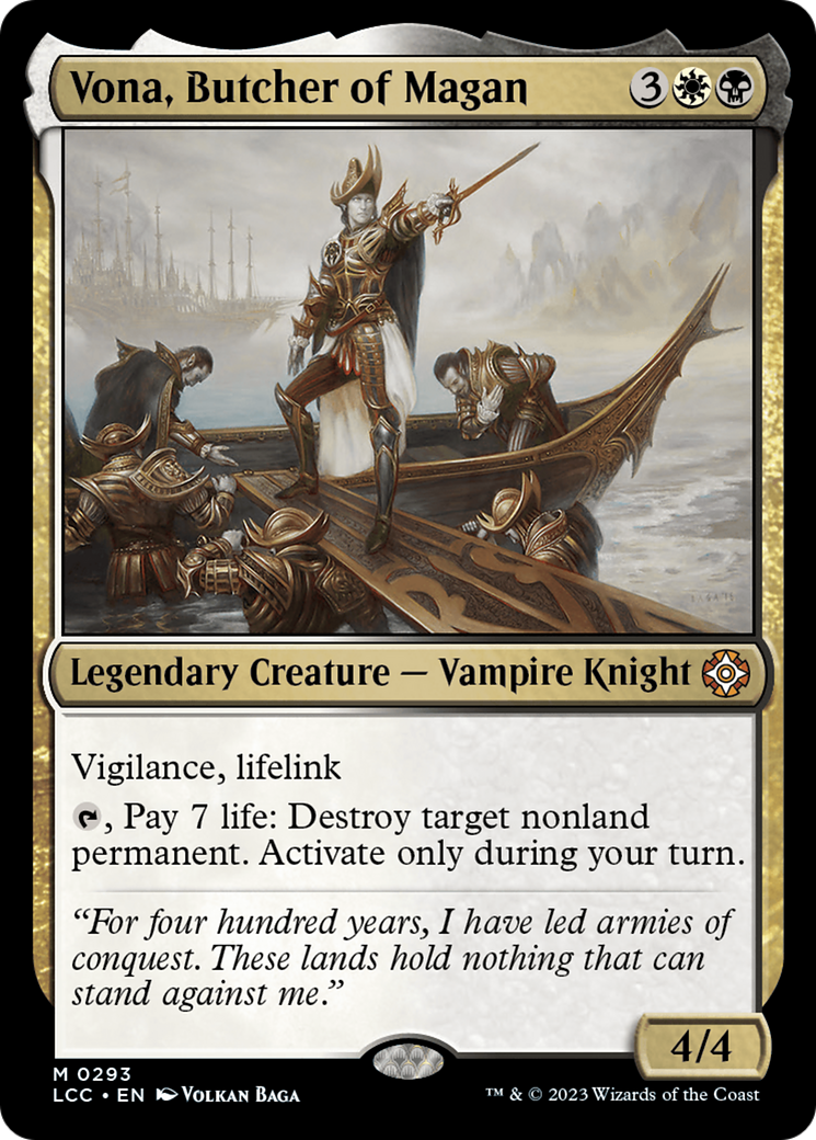 Vona, Butcher of Magan [The Lost Caverns of Ixalan Commander] | Chromatic Games