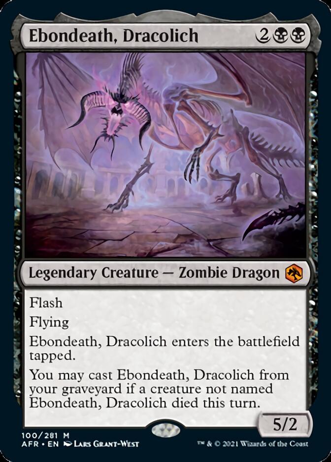 Ebondeath, Dracolich [Dungeons & Dragons: Adventures in the Forgotten Realms] | Chromatic Games