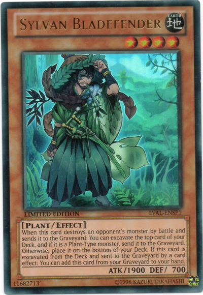 Sylvan Bladefender [LVAL-ENSP1] Ultra Rare | Chromatic Games