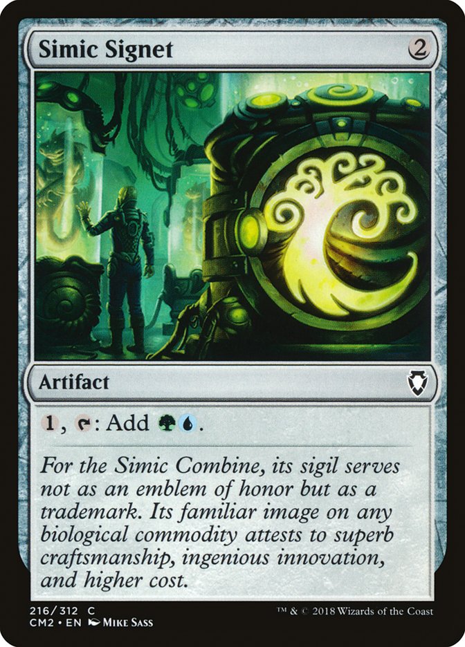 Simic Signet (216/312) [Commander Anthology Volume II] | Chromatic Games