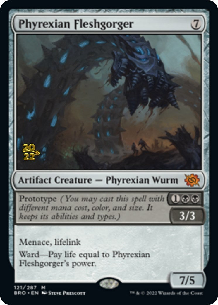 Phyrexian Fleshgorger [The Brothers' War Prerelease Promos] | Chromatic Games