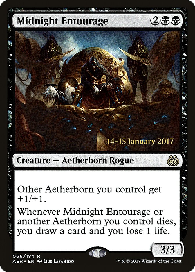 Midnight Entourage [Aether Revolt Prerelease Promos] | Chromatic Games