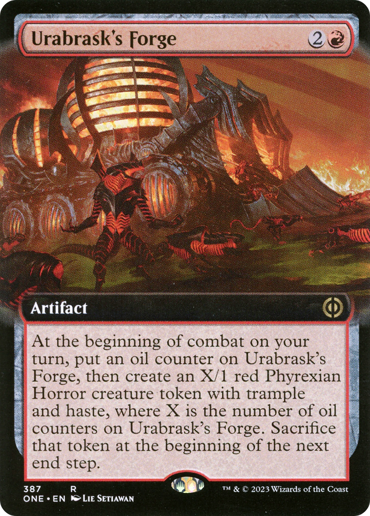 Urabrask's Forge (Extended Art) [Phyrexia: All Will Be One] | Chromatic Games