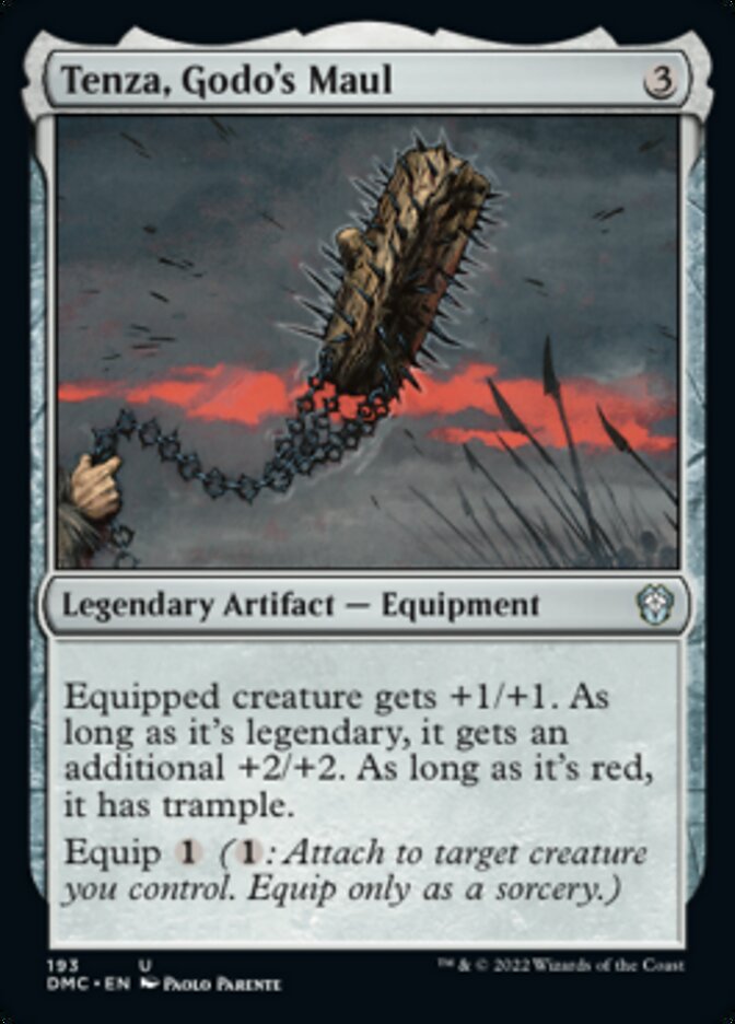 Tenza, Godo's Maul [Dominaria United Commander] | Chromatic Games