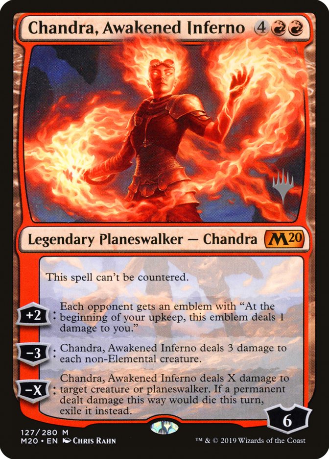 Chandra, Awakened Inferno (Promo Pack) [Core Set 2020 Promos] | Chromatic Games