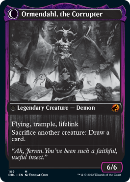 Jerren, Corrupted Bishop // Ormendahl, the Corrupted [Innistrad: Double Feature] | Chromatic Games