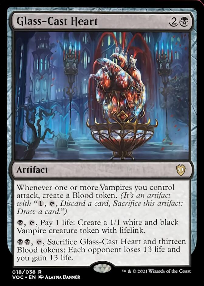 Glass-Cast Heart [Innistrad: Crimson Vow Commander] | Chromatic Games