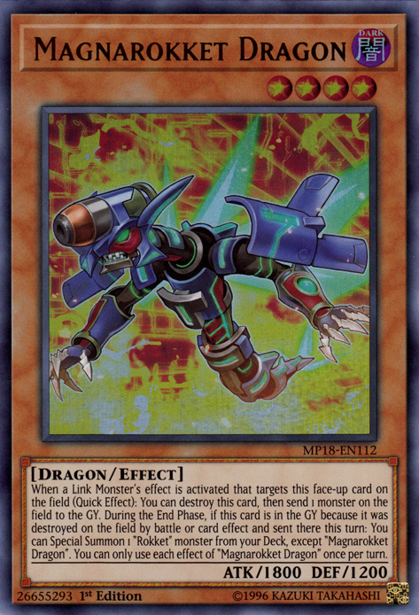 Magnarokket Dragon [MP18-EN112] Ultra Rare | Chromatic Games