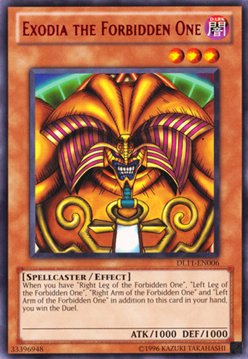 Exodia the Forbidden One (Red) [DL11-EN006] Rare | Chromatic Games