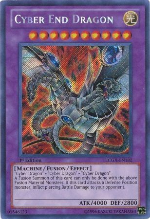 Cyber End Dragon (Alternate Art) [LCGX-EN182] Secret Rare | Chromatic Games