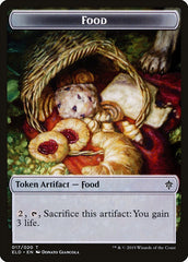 Boar // Food (17) Double-Sided Token [Throne of Eldraine Tokens] | Chromatic Games