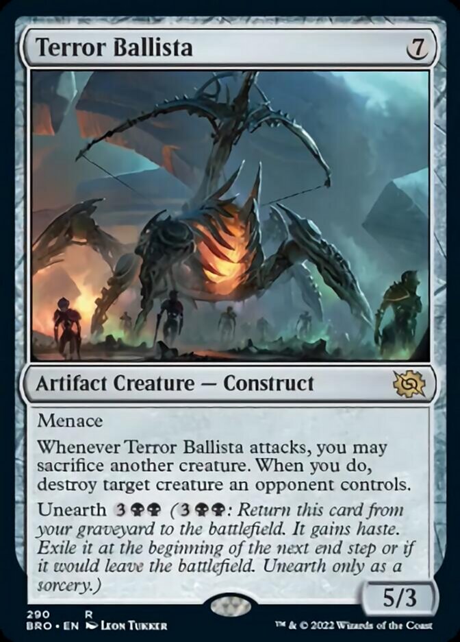 Terror Ballista [The Brothers' War] | Chromatic Games