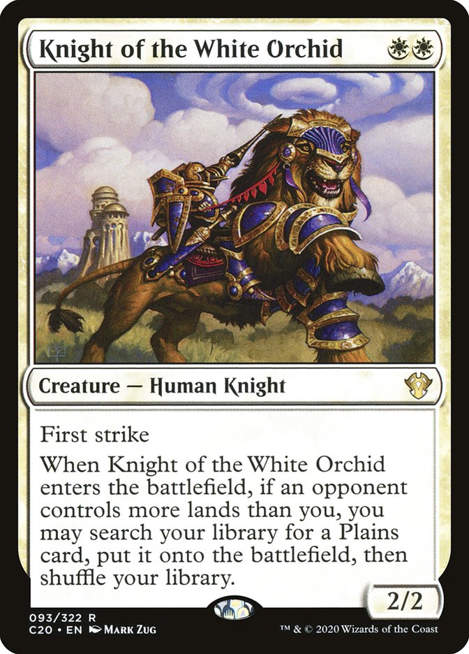 Knight of the White Orchid [Commander 2020] | Chromatic Games