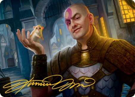 Minsc, Beloved Ranger Art Card (Gold-Stamped Signature) [Dungeons & Dragons: Adventures in the Forgotten Realms Art Series] | Chromatic Games