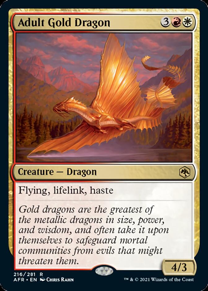 Adult Gold Dragon [Dungeons & Dragons: Adventures in the Forgotten Realms] | Chromatic Games