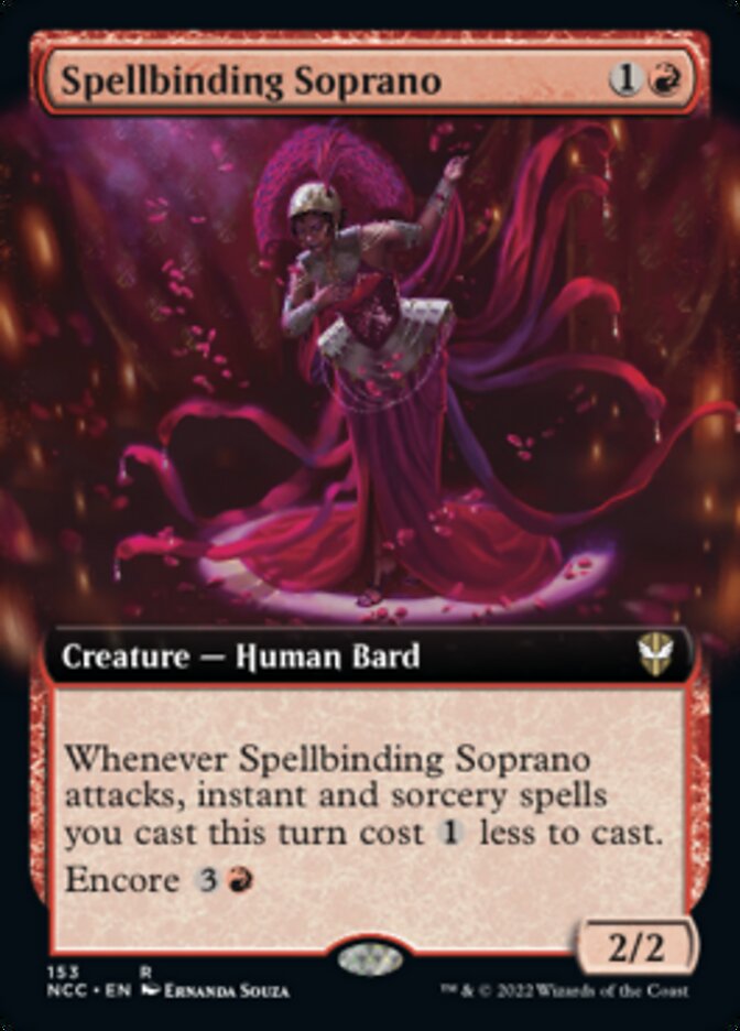 Spellbinding Soprano (Extended Art) [Streets of New Capenna Commander] | Chromatic Games