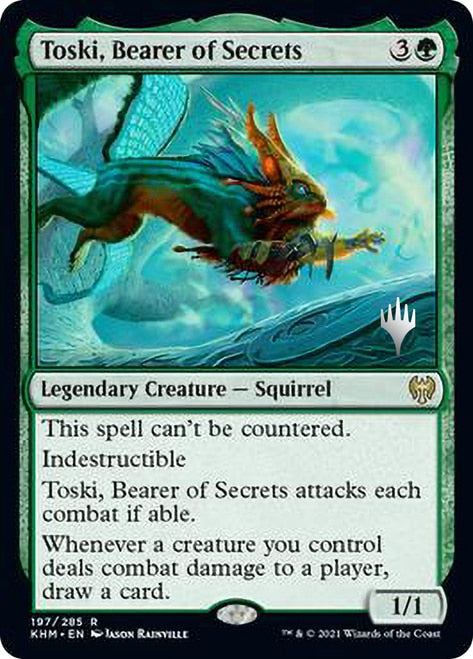 Toski, Bearer of Secrets (Promo Pack) [Kaldheim Promos] | Chromatic Games