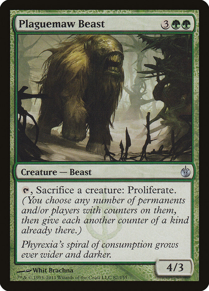 Plaguemaw Beast [Mirrodin Besieged] | Chromatic Games