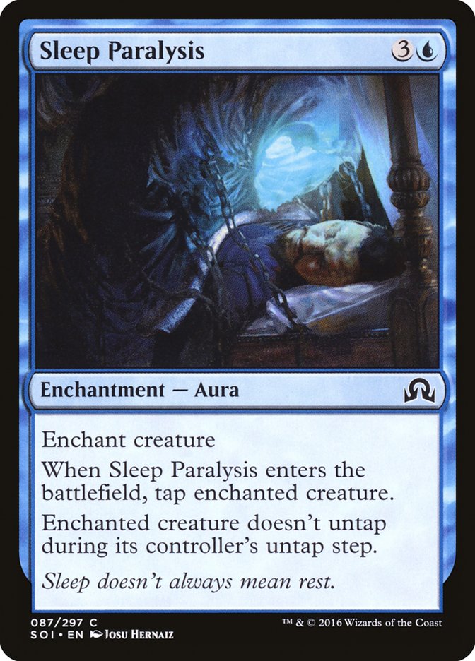 Sleep Paralysis [Shadows over Innistrad] | Chromatic Games