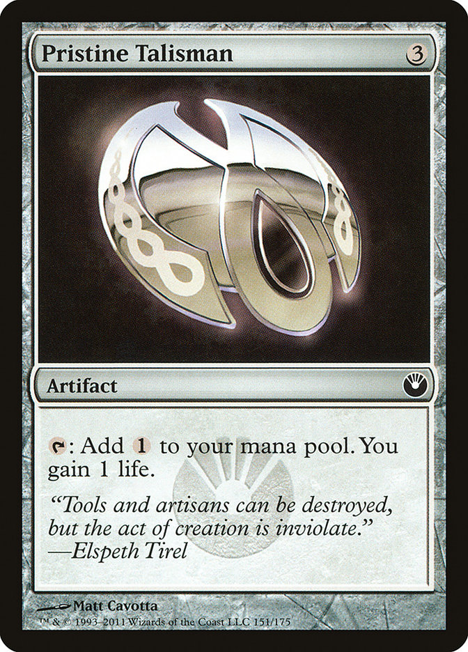 Pristine Talisman (Game Day) [New Phyrexia Promos] | Chromatic Games